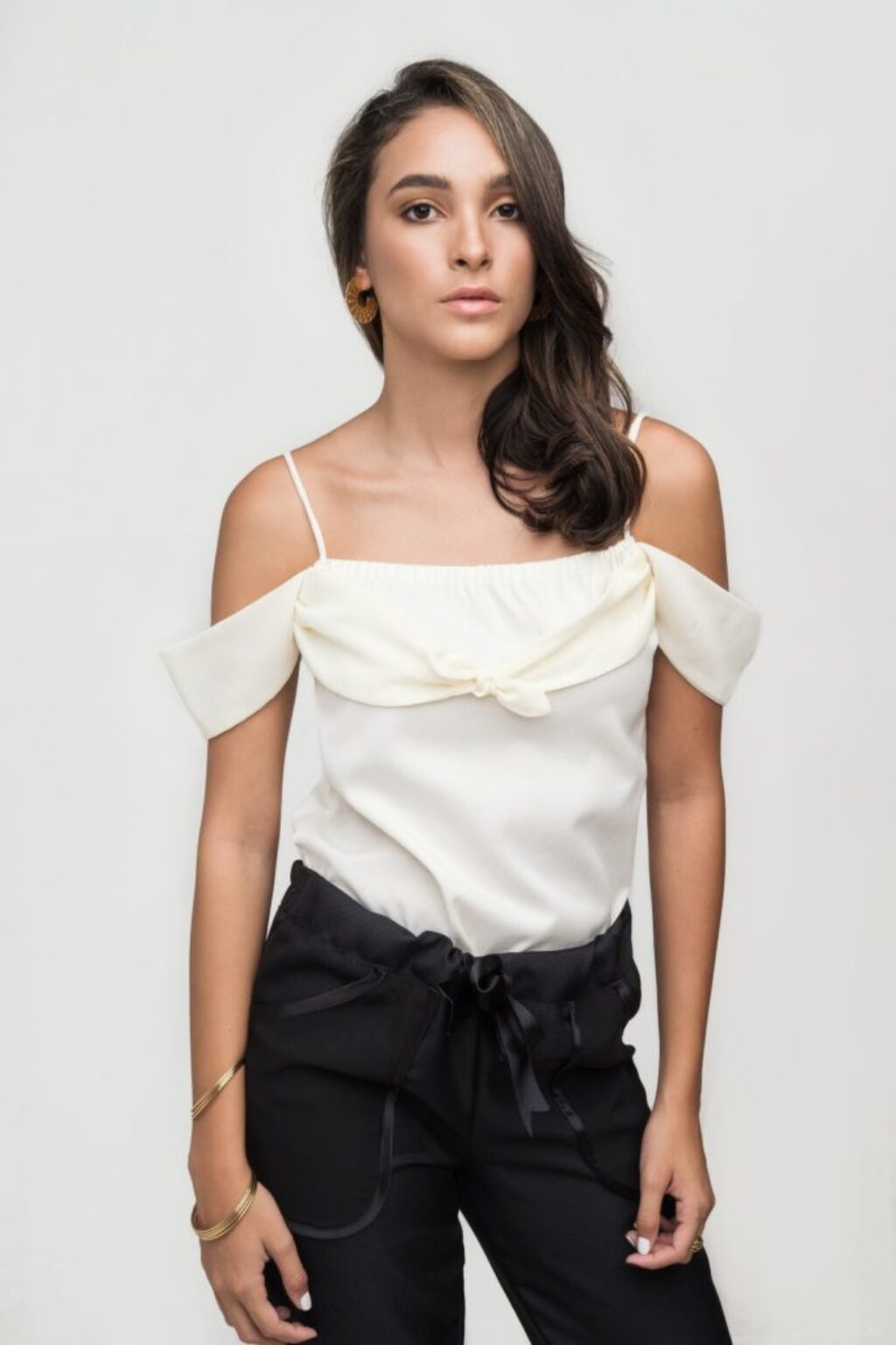 TOP ELIZABETH UNICOLOR - Imagen 2